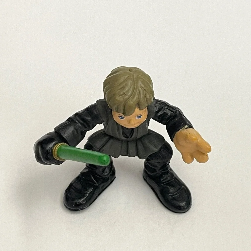 Hasbro LFL Star Wars Galactic Heroes Luke Skywalker 2004 Figure 1‎ 7/8